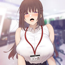 This is a pixiv picture whose title is 何でも教えてくれる優しい先輩.