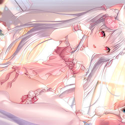 This is a pixiv picture whose title is 喵羞.