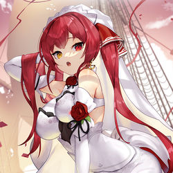This is a pixiv picture whose title is ウエディングマリン船長.
