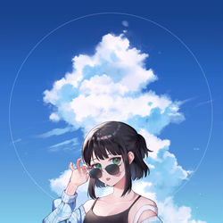 This is a pixiv picture whose title is Summer.