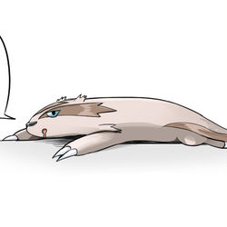 This is a pixiv picture whose title is 屈折したマッスグマ.
