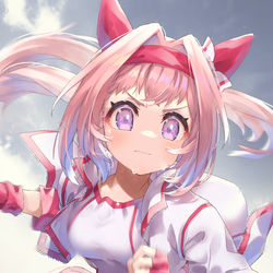 This is a pixiv picture whose title is ハルウララちゃん.