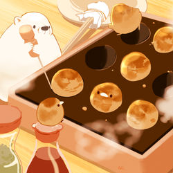 This is a pixiv picture whose title is たこ焼きパーティー.
