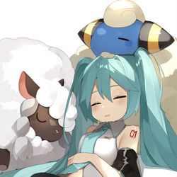 This is a pixiv picture whose title is 🐑💤.