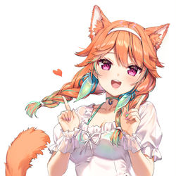 This is a pixiv picture whose title is Braids.