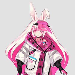 This is a pixiv picture whose title is ｻｲﾊﾞｰｳｻﾁｬﾝ.