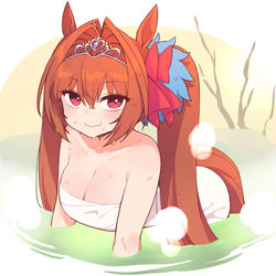 This is a pixiv picture whose title is 4月のウマ娘.