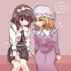 This is a pixiv picture whose title is 最近描いた東方絵10枚.
