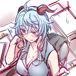 This is a pixiv picture whose title is 加班加班.