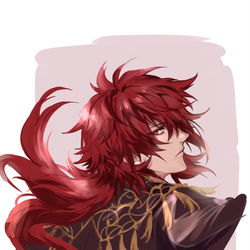 This is a pixiv picture whose title is 原神絵(ディルガイ+α)(吸血鬼パロ有).