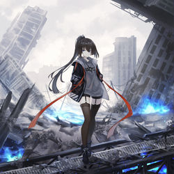 This is a pixiv picture whose title is PLANETARY COLLAPSE.