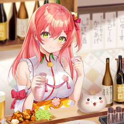 This is a pixiv picture whose title is 居酒屋さくら.