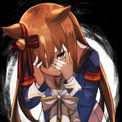 This is a pixiv picture whose title is 宿敵　覚醒.