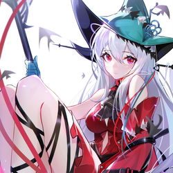 This is a pixiv picture whose title is 斯卡蒂.