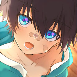 This is a pixiv picture whose title is 『どこ行くの？』.
