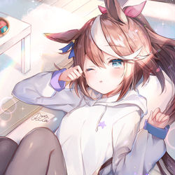 This is a pixiv picture whose title is うたた寝テイオー.