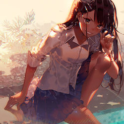 This is a pixiv picture whose title is 長瀞さん.