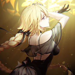 This is a pixiv picture whose title is Jeanne D'Arc.