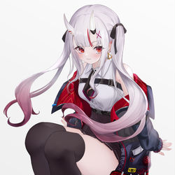 This is a pixiv picture whose title is 百鬼あやめ.