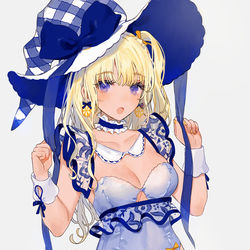 This is a pixiv picture whose title is 青花魔女.