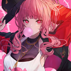 This is a pixiv picture whose title is Mori Calliope.