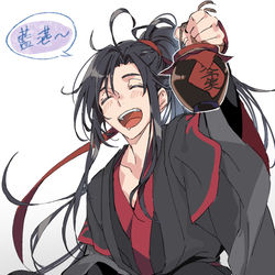 This is a pixiv picture whose title is 天使の微笑み.