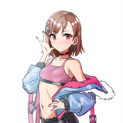 This is a pixiv picture whose title is Misaka mikoto.