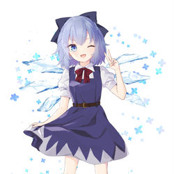 This is a pixiv picture whose title is チルノ.
