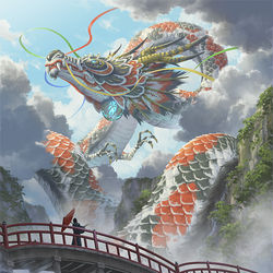 This is a pixiv picture whose title is 錦龍.