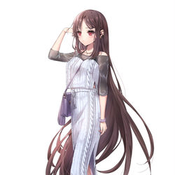 This is a pixiv picture whose title is 私服虞美人さん③.
