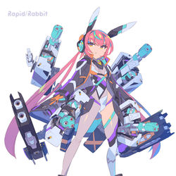 This is a pixiv picture whose title is ラピッド・ラビット.