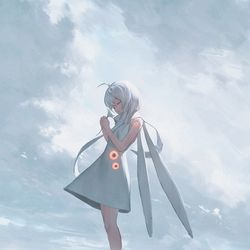 This is a pixiv picture whose title is 個展「ペチカ」.