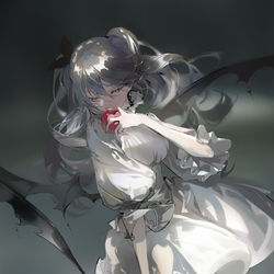 This is a pixiv picture whose title is 林檎.