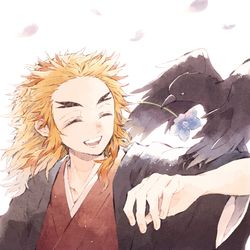 This is a pixiv picture whose title is 煉獄杏寿郎生誕祭2021.