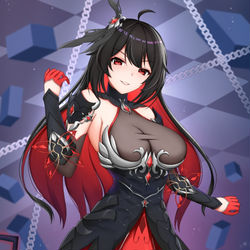 This is a pixiv picture whose title is Starcasm Nyx - Honkai Impact.