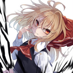 This is a pixiv picture whose title is ルーミア.