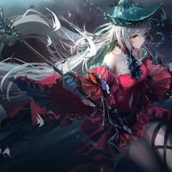 This is a pixiv picture whose title is Skadi the Corrupting Heart.