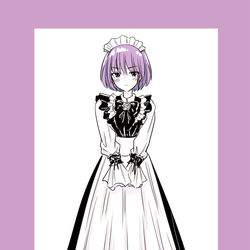 This is a pixiv picture whose title is メイドの日.