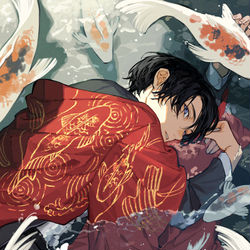 This is a pixiv picture whose title is 創作.