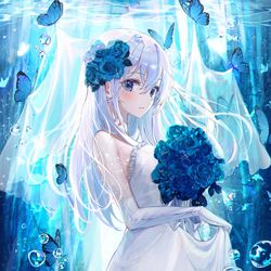 This is a pixiv picture whose title is 🦋.