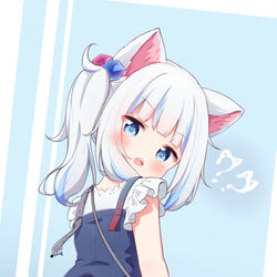 This is a pixiv picture whose title is ネコサメ.