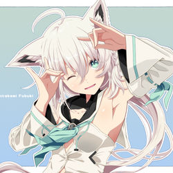 This is a pixiv picture whose title is 白上フブキさん.