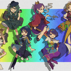 This is a pixiv picture whose title is 東方虹龍洞.