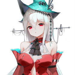 This is a pixiv picture whose title is 为斯卡蒂献上心脏❤️.