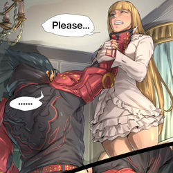 This is a pixiv picture whose title is あなたは何発で壊れるの?.