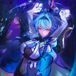 This is a pixiv picture whose title is Eula.