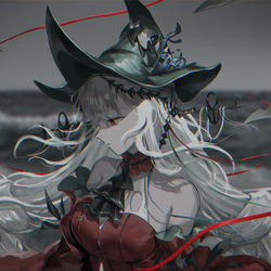 This is a pixiv picture whose title is 濁心のスカジ.