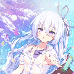 This is a pixiv picture whose title is 揺蕩う.