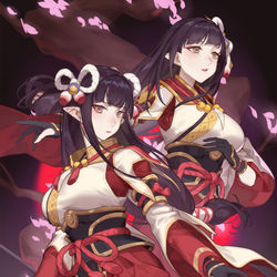 This is a pixiv picture whose title is 尬住了，改好了.