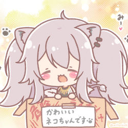 This is a pixiv picture whose title is ひろってししろん.